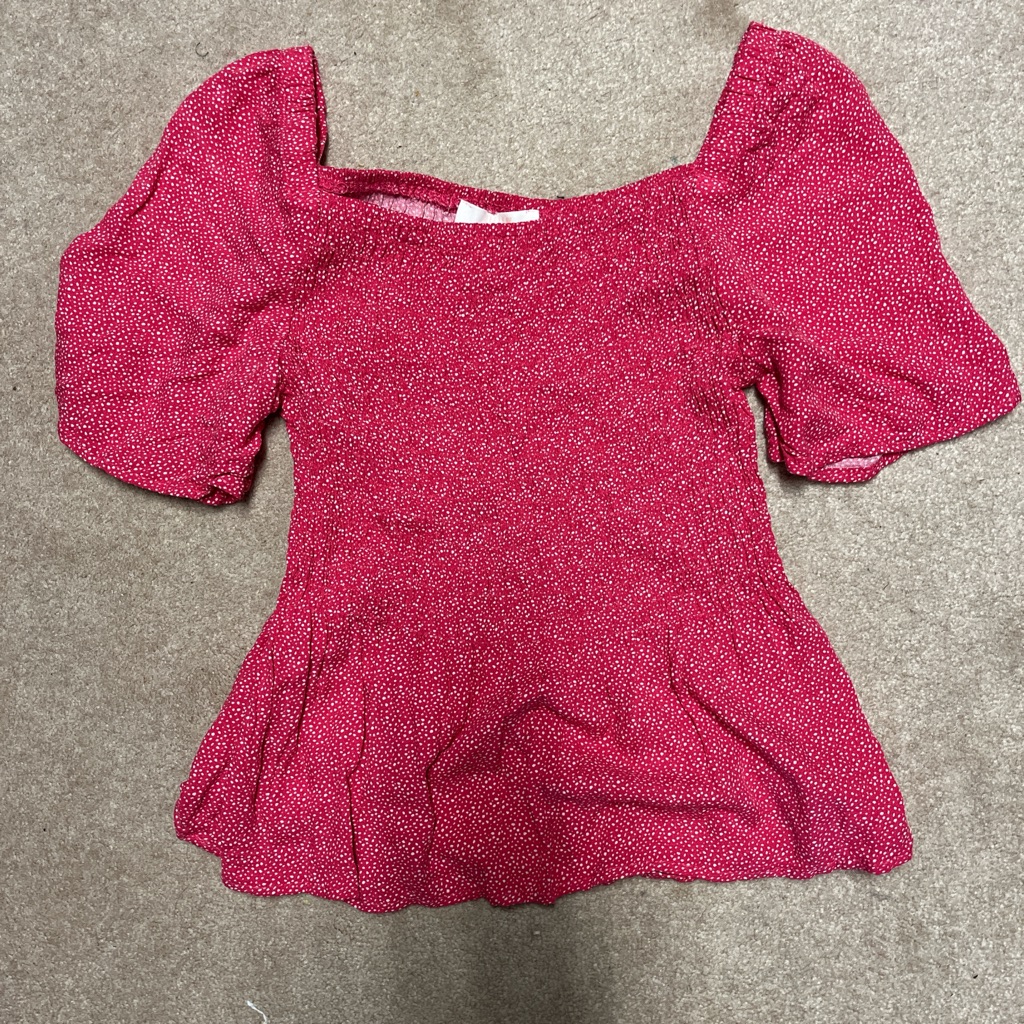Urban Romantics Pink Puff Sleeve Blouse
